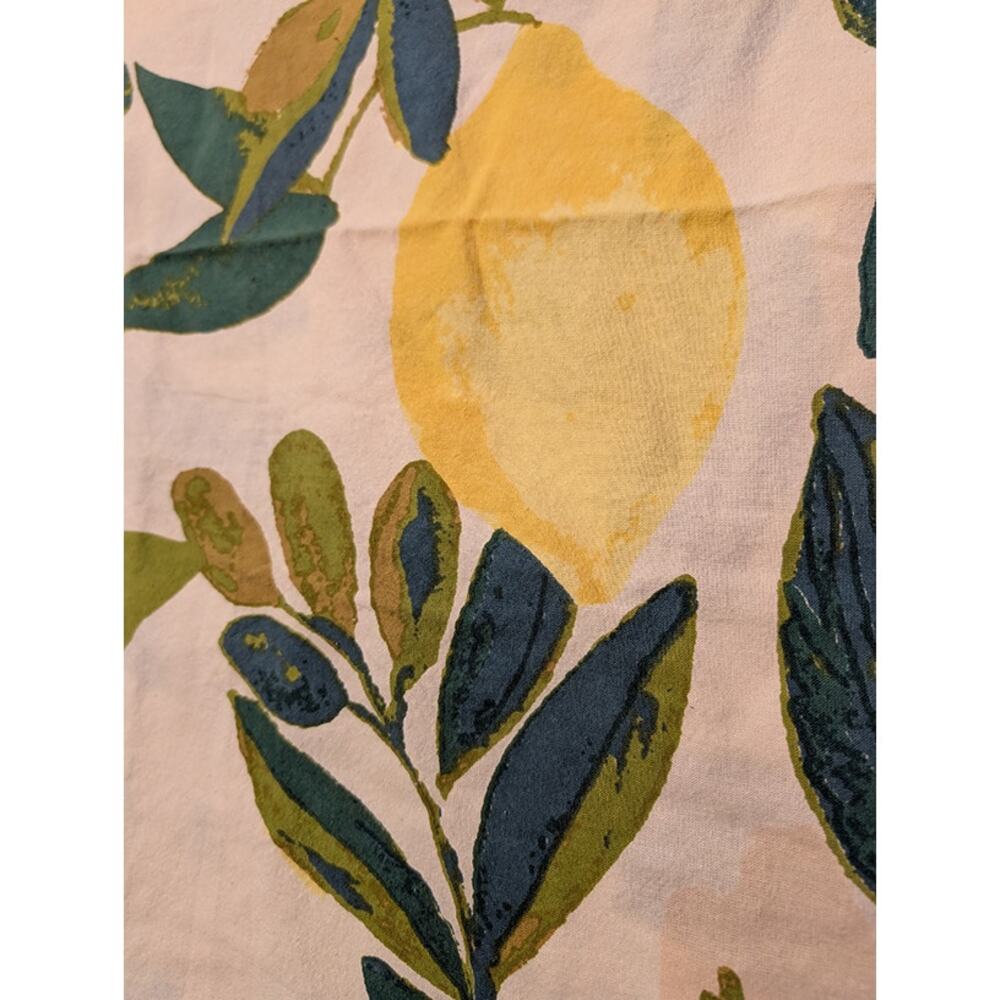 Urban Outfitters Allover Fruits Lemon Shower Curtain - Picture 4 of 9